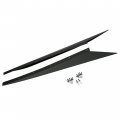 Hecasa Side Skirts Compatible With 2020-2023 Chevrolet Corvette C8 Stingray Pair Rocker Panel Plastic Black