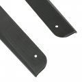 Hecasa Side Skirts Compatible With 2020-2023 Chevrolet Corvette C8 Stingray Pair Rocker Panel Plastic Black