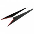 Hecasa Side Skirts Compatible With 2020-2023 Chevrolet Corvette C8 Stingray Pair Rocker Panel Plastic Black