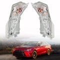 2pcs Daytime Running Light Fog Assembly With Turn Signal Replacement For Camry Xle 2015 2016 2017 