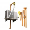 Stainless Steel Lifting Tool For Air Conditioner Outside Installation Hanger Pulley 15m Ropes 