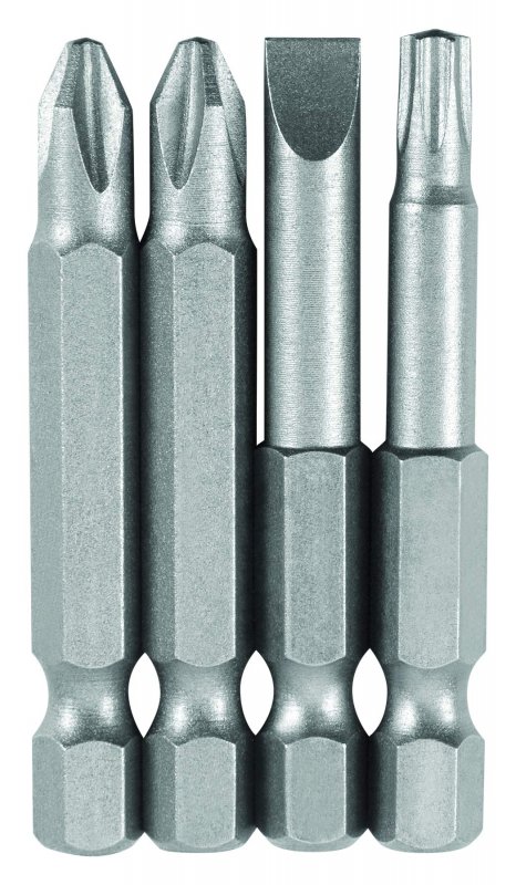 Performance Tool 1161 4pk 2 Impact Driver Bits