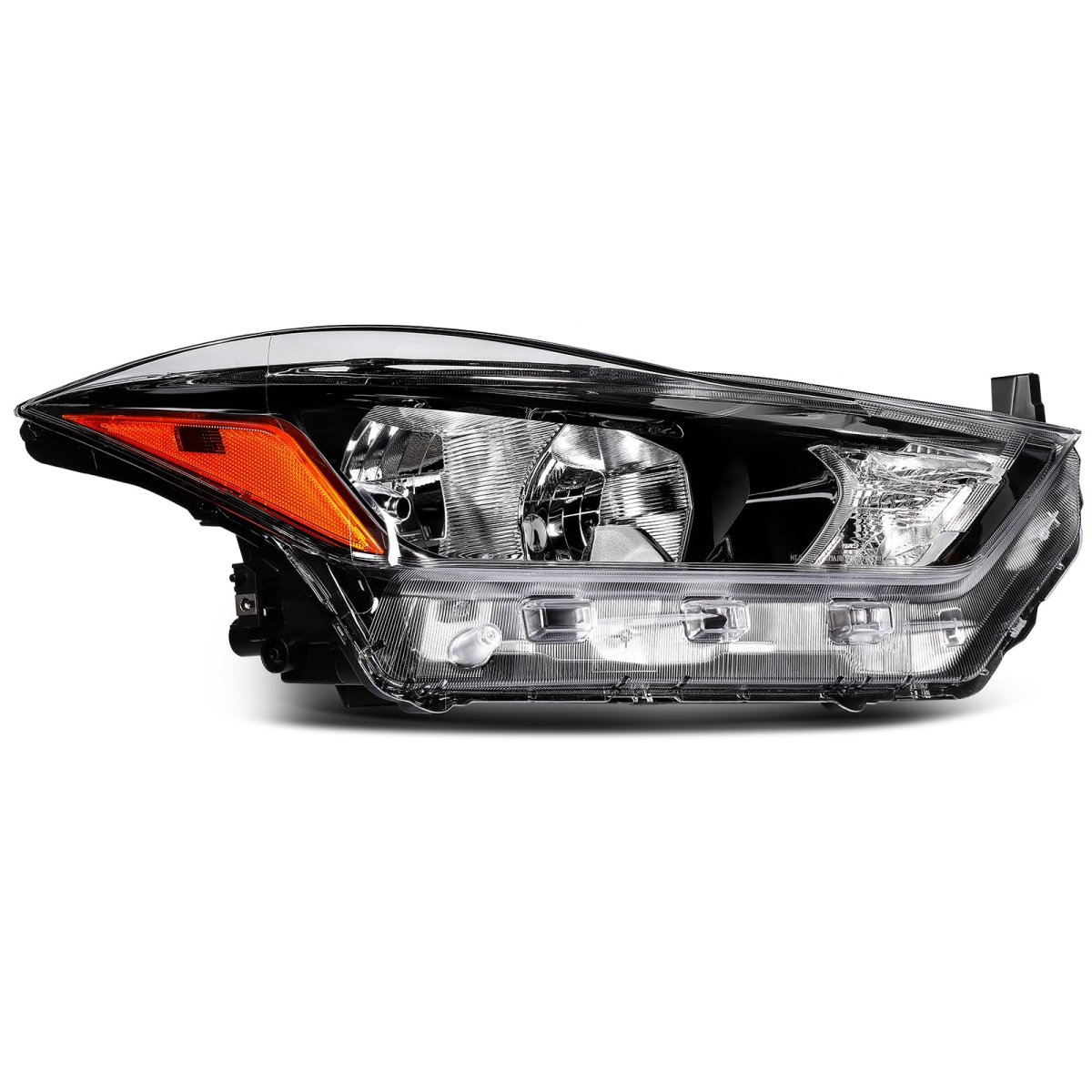 Headlight Assembly Fit 2017-2020 For Nissan Kicks Halogen Black Housing Clear Lens Right Side