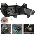 Wflnhb 1pcs Lh Front Fog Light Replacement For 2019-2020 Chevy Malibu Daytime Running Turn Signal Lamp Driver Left Side