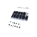 690pcs Plastic Car Push Pin Rivet Trim Clip Panel Body Interior Assortment 