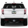 Ipick Image Made For Ford Explorer 3d Logo On Carbon Fiber Look Oval Billet Aluminum 2 Tow Hitch Cover