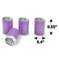Permit Fishing Valve Stem Caps For Tire Rim Wheel Aluminum Purple