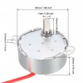 Uxcell Synchronous Gear Motor Ac 12v 0 9-1 1rpm 50-60hz Electric Ccw Cw 4w For Fan