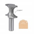Uxcell Router Bit 1 2 Shank 7 8 Inch Dia Half Round End Mill Flute Bull Nose Grooving Carbide For Woodworking Engraving Edge