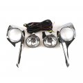 July King Car Fog Lamp Assembly With Cover For Toyota Highlander Kluger 2011-2014 4300k Halogen Blub  Harness Switch