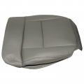 Secosautoparts Passenger Bottom Seat Cover Gray Synthetic Leather Compatible With Ford F150 2004-2008