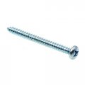 Prime-line Sheet Metal Screw Self-tapping Pan Head Phillips 6 X 1-1 2 In Zinc Plated Steel Pack Of 75 