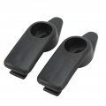 Qiilu Car Sun Visor Bracket Pair Clip Holder Black 10411051 Replacement For Corvette C5 1997a 2004