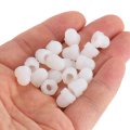 M5x0 8 Acorn Cap Nuts 25pcs Nylon Dome Head Nut Hardware For Bolt Cover White 