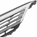 To1200344 Factory Style Front Bumper Grill Grille Assembly Compatible With Toyota Rav4 Limited 2 5l 2009-2012 Chrome Gray