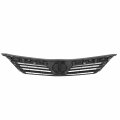 To1200344 Factory Style Front Bumper Grill Grille Assembly Compatible With Toyota Rav4 Limited 2 5l 2009-2012 Chrome Gray