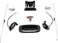 Tailgate Latch And Handle Kit Textured Black With Hardware Compatible 2001-2006 Chevy Silverado 2500 Hd 