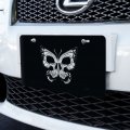 Graphics More Butterfly Skull Insect Novelty Metal Vanity Tag License Plate