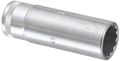 Stahlwille 46-13 Steel Extra Deep Bi-hexagon Socket 3 8 Drive 12 Points 13mm Diameter 54mm Length 18mm Width 