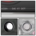 Acanii For Black 2001-2002 Honda Accord 4-door Sedan Tail Lights Brake Lamps Taillights Taillamps Left Right Assembly