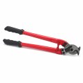 18 In Heavy Duty Electrical Cable Cutter Stainless Steel Wire Rope Multi Copper Aluminum Plier For Brake And Railing Red 