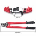 18 In Heavy Duty Electrical Cable Cutter Stainless Steel Wire Rope Multi Copper Aluminum Plier For Brake And Railing Red