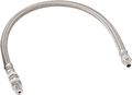 Vixen Horns Stainless Steel Air Compressor Braided Leader Hose 1 8 Npt Male To 4 20inch Chrome Vxa7332 