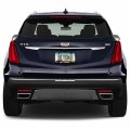 Ipick Image For Cadillac Crest Logo Real Black Forged Carbon Fiber 50 States License Plate Frame