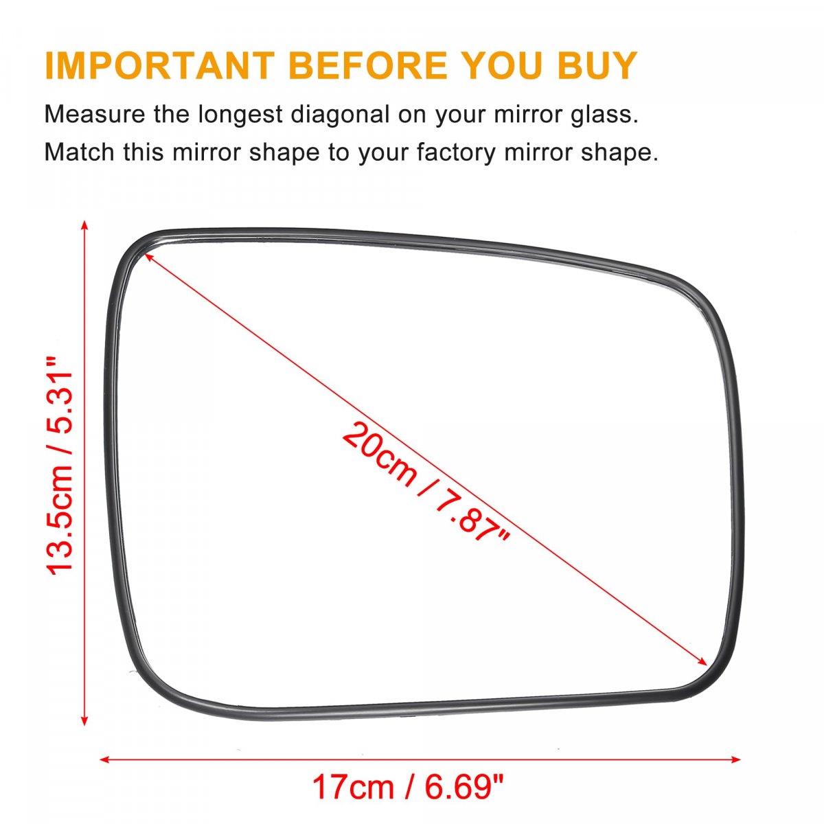 Car Right Passenger Side Heated Mirror Glass Replacement W Backing Plate For Nissan Altima 2013-2018