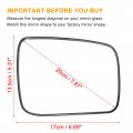 Car Right Passenger Side Heated Mirror Glass Replacement W Backing Plate For Nissan Altima 2013-2018
