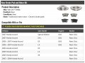 Rear Ceramic Brake Pad And Rotor Kit Traditional Rotors Compatible With 2003-2007 Honda Accord