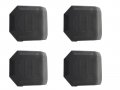 Superatv Heavy-duty Windshield Mounting Clamp Kit Set Of 4 Clamps Universal Fit Fits Any Roll Cage Handles Up To 31 Lbs Force