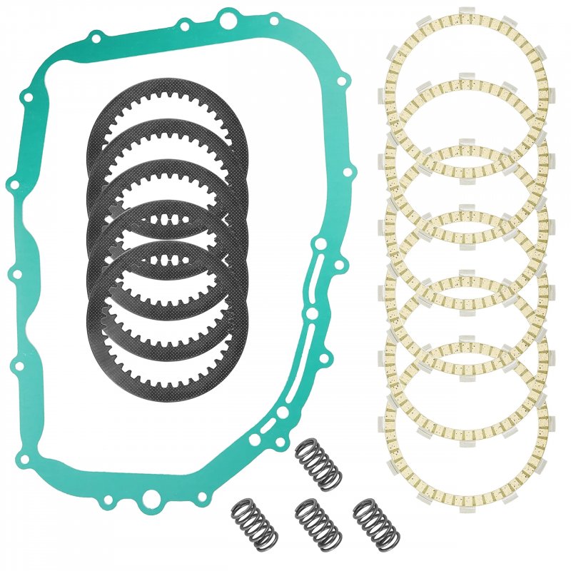Clutch Friction Steel Plates And Gasket Kit For Suzuki Lt-f400 Eiger 400 2003 2004 2005 2006 2007 2008