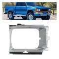 Hecasa Right Headlight Door Bezel Set For 1984-1986 Toyota Pickup 4runner Sr5 Turbo Replacement 5313189106 Headlamp Cover Trim 