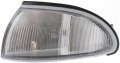 Corner Light For 1993 To 1997 Geo Prizm Driver Side Plastic Clear Lens With Bulb 