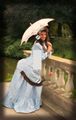 Victorian Woman With Parasol Decorative Switchplate Cover 