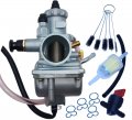 Glenparts Carburetor Replacement For Suzuki Atv Ltf250 2wd Lt-f250 Ltf 250 1988-1989 Fuel Filter Shut Off Valve Line Jet