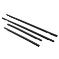 4 Pcs Outside Door Glass Window Weatherstrip Trim For Honda Fit 2007 2008 Base Dx Lx Sport Hatchback 
