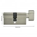 Anti-theft Door Lock Cylinder Copper Single Open With Keys Strong Resistance And Rust-proof Suitable For Wooden Doors Aluminum