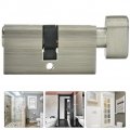 Anti-theft Door Lock Cylinder Copper Single Open With Keys Strong Resistance And Rust-proof Suitable For Wooden Doors Aluminum