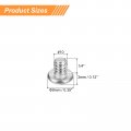 Uxcell 10-24x1 4 Pan Head Machine Screws 304 Stainless Steel 18-8 Screw Phillips Drive Fully Threaded Bright Finish Pack Of 20