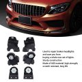 Headlight Bracket Tab Repair Kit High Strength Easy Install For Left Right Side Abs Material Fit C Class W205 2015-2021