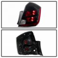 Passenger Side Oe-style Black Bezel Right Tail Light Housing Lamp Assembly Replacement For 2007-2009 Nissan Sentra 