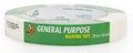 General Purpose Masking Tape 0 7 In By 60 Yard Single Roll Beige Rubber Based High Tack Adhesive For Labeling And Bundling 