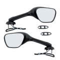 Motorcycle Rearview Mirrors Turn Signals Black Replacement For Gsxr600 Gsxr750 Gsxr1000 2005-2015 
