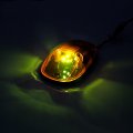 Ocpty Cab Marker Light 5pcs Amber Covers Top Roof Running Assembly Waterproof 12v T10 Ice Blue Led Bulbs Fit For 1999-2002