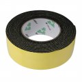 Uxcell Sealing Foam Tape 45mm Wide 2mm Thick 5m 16 4ft Long Self Adhesive Weather Strip For Window Door Insulation Yellow Black