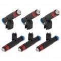 Fuel Injector Ocpty 6 Pcs 1 Holes Replacement Injectors Engine Part Fit For 2005 2006 Jeep Tj 4 0l Wrangler