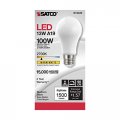 Satco 6 Pack Dimmable Led Filament Lamps S12433 High Lumens 13 5 Watt A19 Soft White Medium Base 2700k 90 Cri 120 Volt For Use