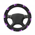 Foruidea Dragonfly Watercolor Car Steering Wheel Cover Neoprene Automotive Anti Slip And Sweat Absorption Auto Wrap Fit Most